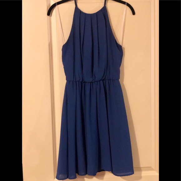 Francesca's Collections Dresses & Skirts - Francesca’s Navy blue Halter dress!
